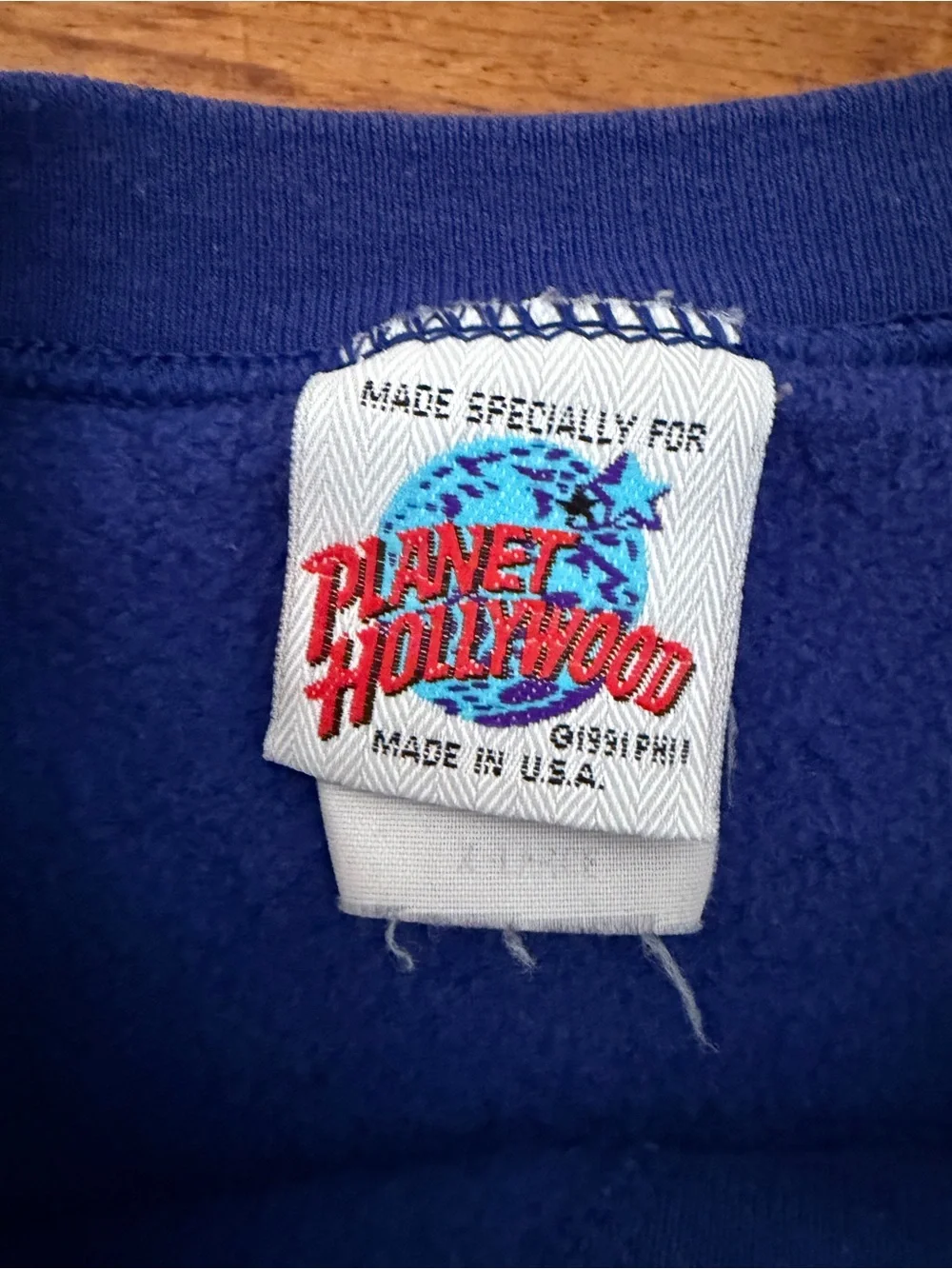 Vtg 90s Planet Hollywood Honolulu Sweatshirt USA Crewneck Embroidered Unisex XL?